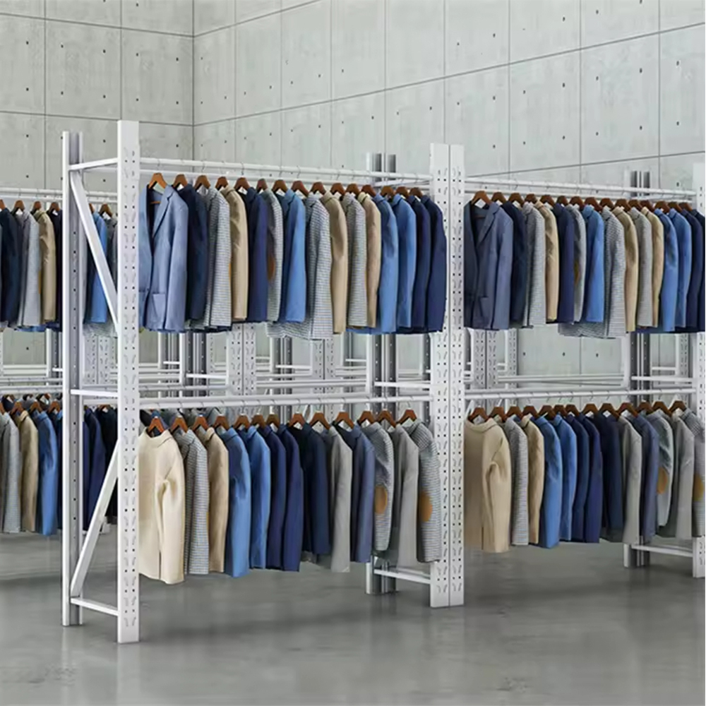 Corrosion Protection Garment Rack for Clothes Storage Hanging Coats Apparel