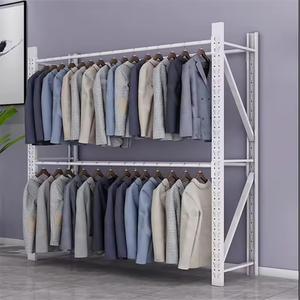 Corrosion Protection Garment Rack for Clothes Storage Hanging Coats Apparel