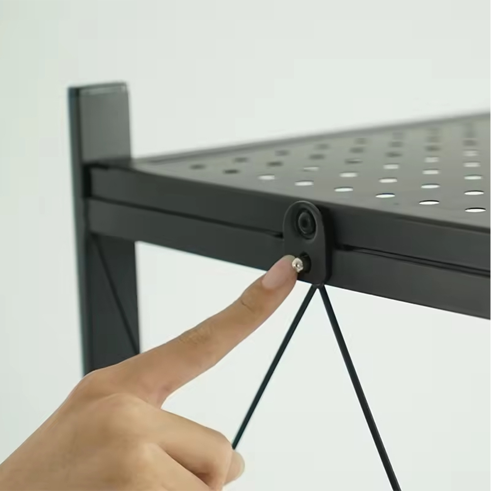 Large Capacity Foldable Multilayer Storage Racks for Home