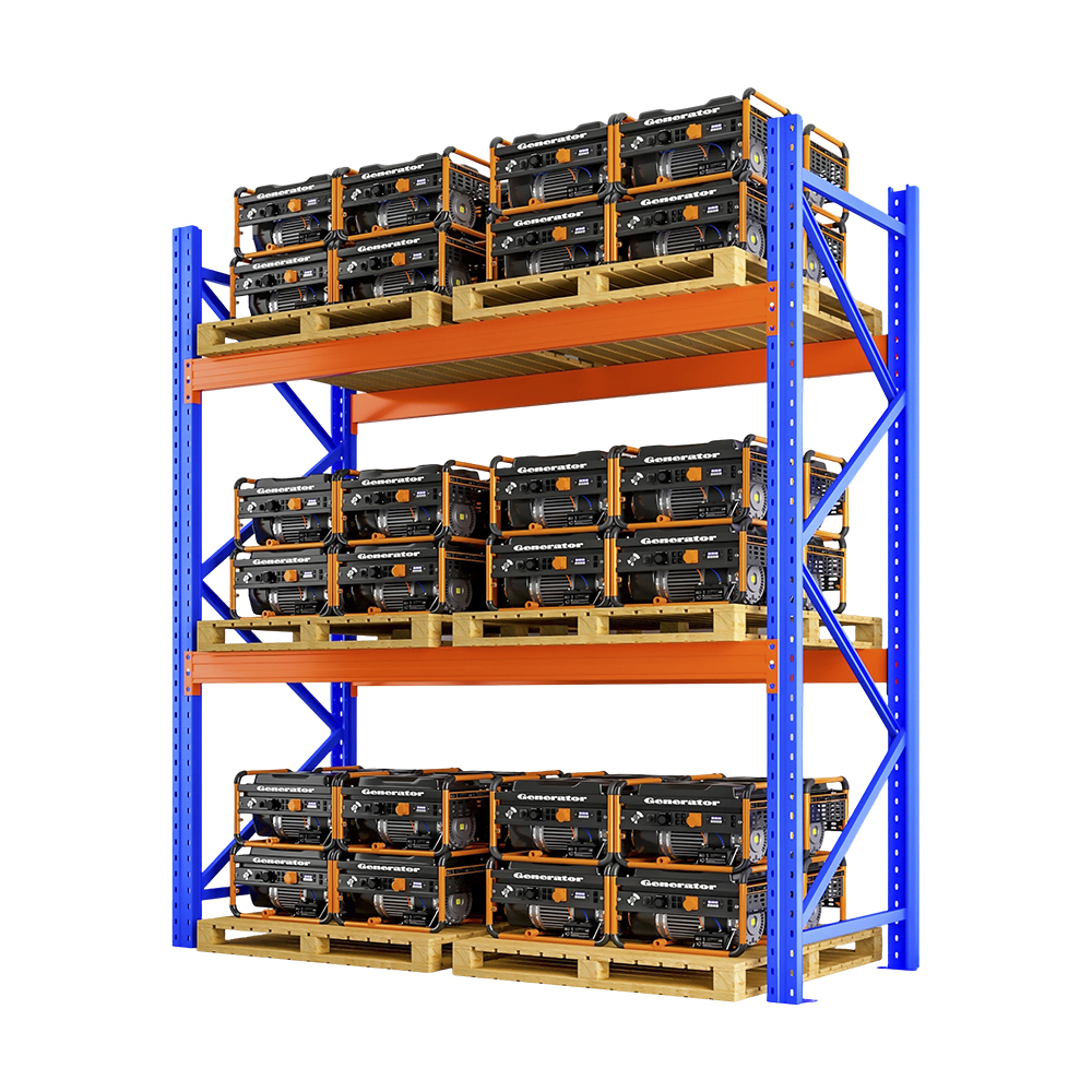Heavy-Duty Pallet Racking System for Warehouse Stacking