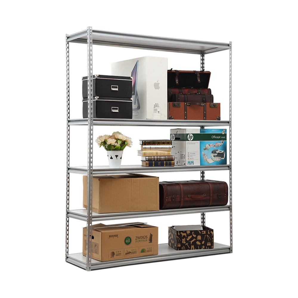 5-Layer Adjustable Metal Storage Rack for Home, Office & Warehouse
