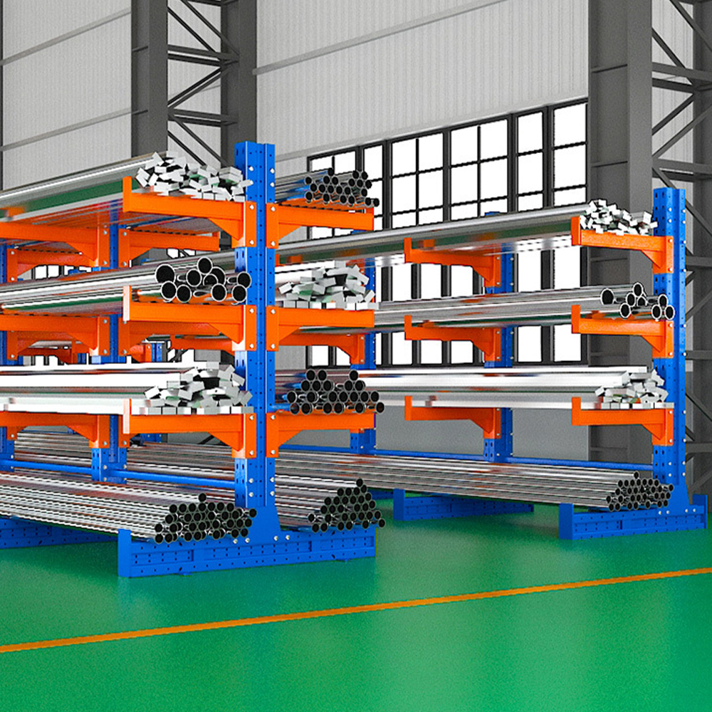 Heavy-Duty Cantilever Racking for Industrial Warehouse Storage Heavy-Duty Cantilever Racking for Industrial Warehouse Storage