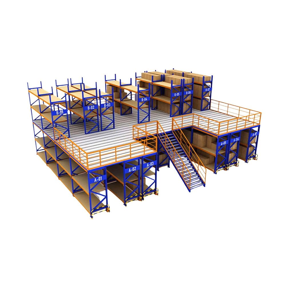 Industrial Mezzanine Floor Racking System for Warehouse